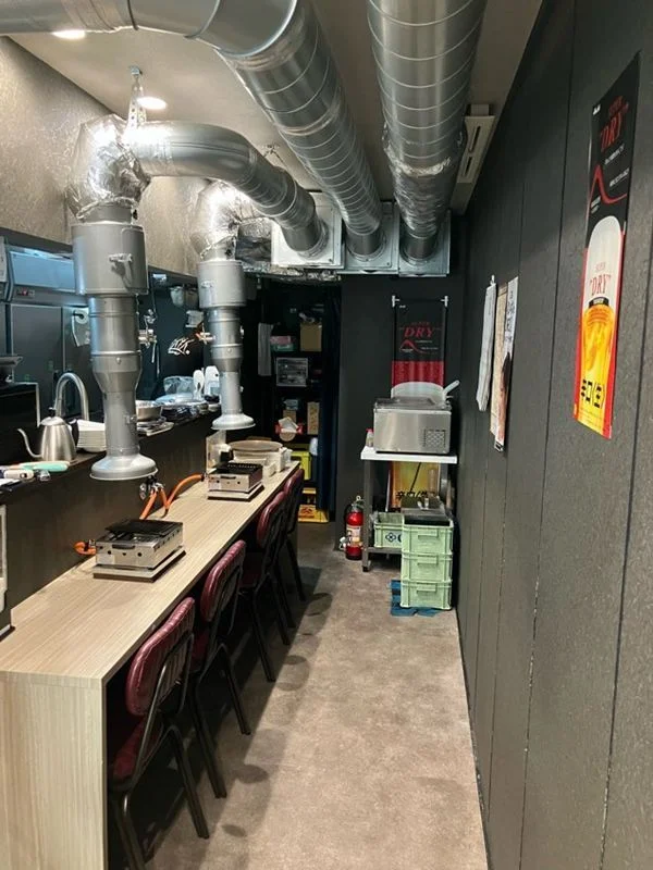 北越谷の焼肉屋居抜きの内装