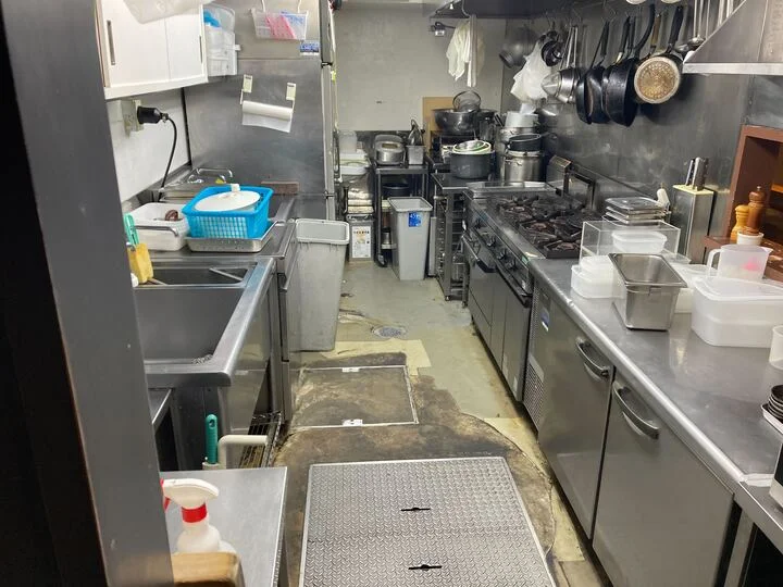 渋谷の居抜き店舗の厨房