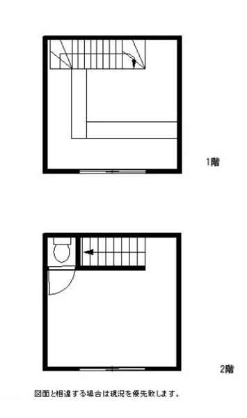 居酒屋の居抜き物件の平面図