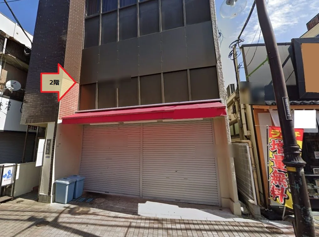 貸店舗(スケルトン)の外観