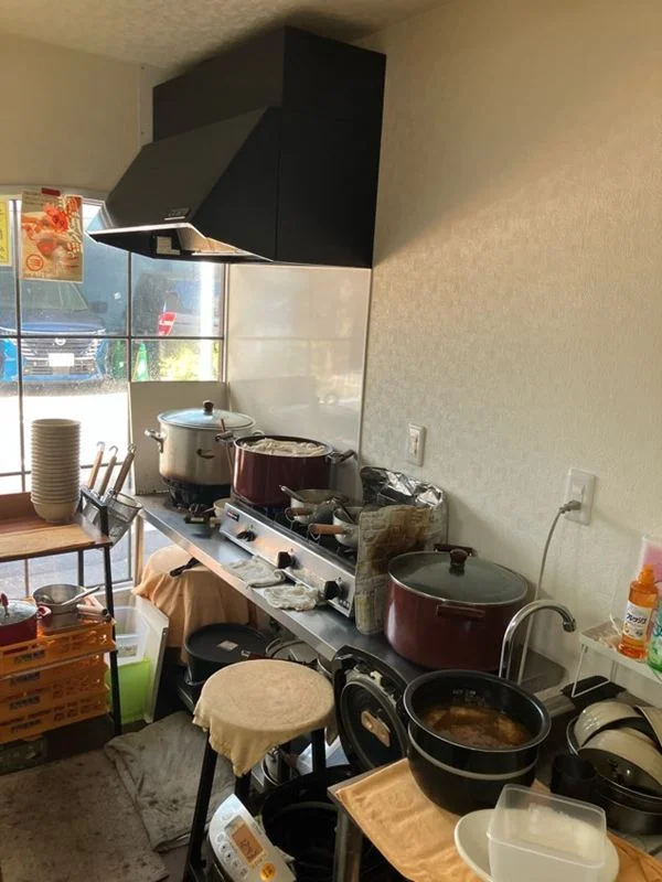 ラーメンの居抜き物件の厨房