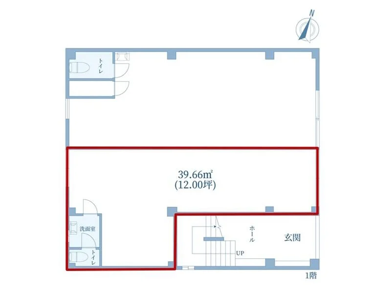 練馬のスケルトン物件の平面図