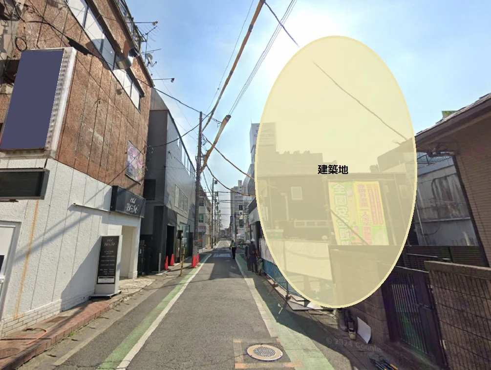 越谷のスケルトン店舗物件の周辺