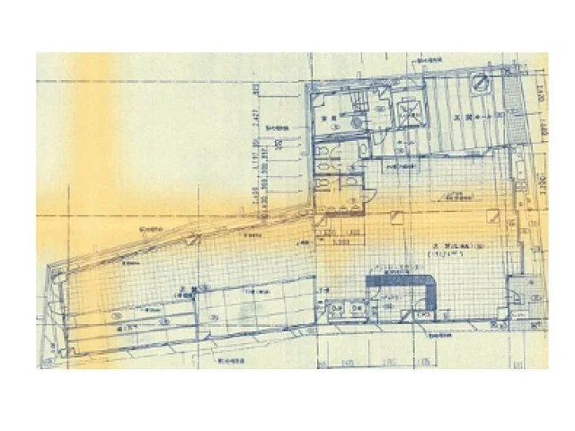 貸店舗(事務所仕様)の平面図