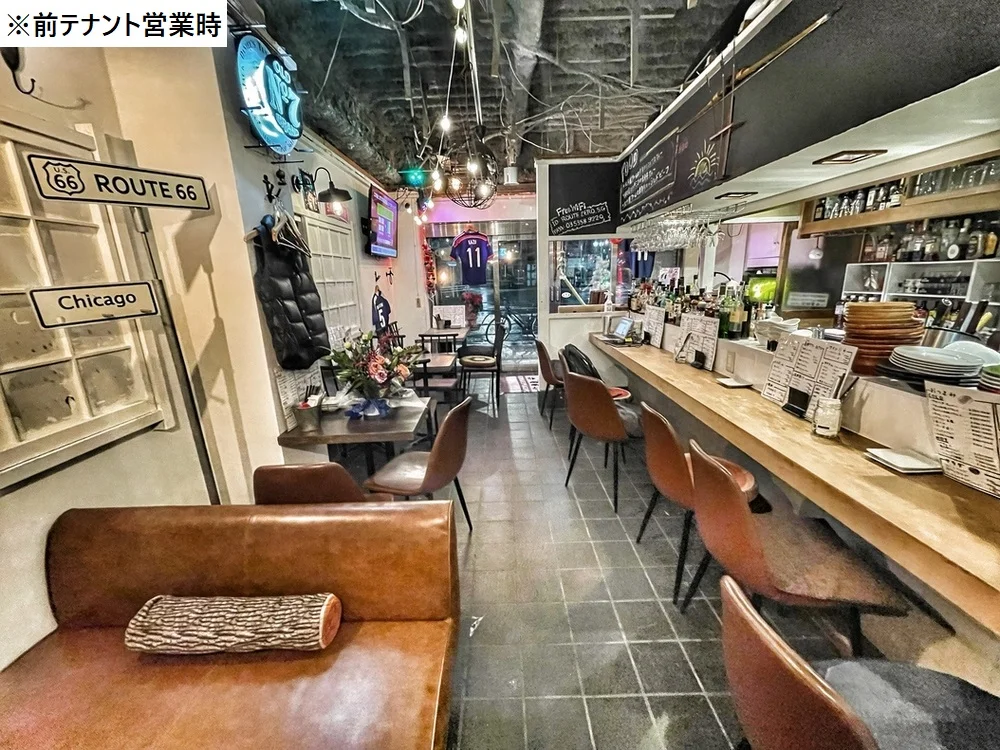 高田馬場の居抜き店舗の内装