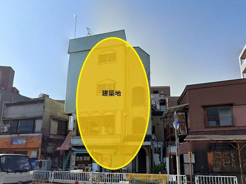 鶴見のスケルトン店舗物件の外観