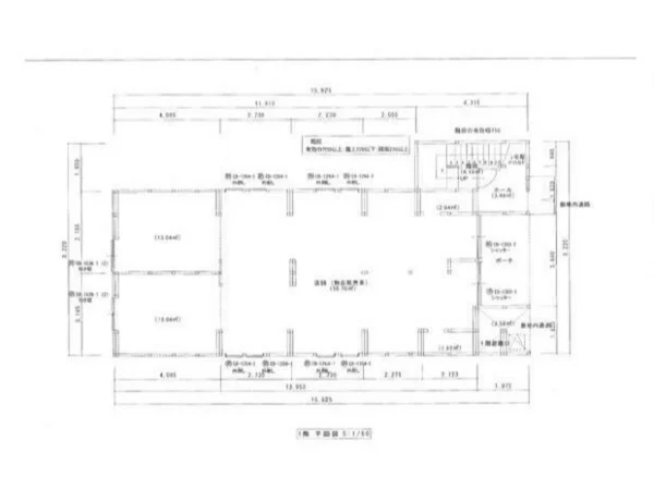鶴見のスケルトン物件の平面図