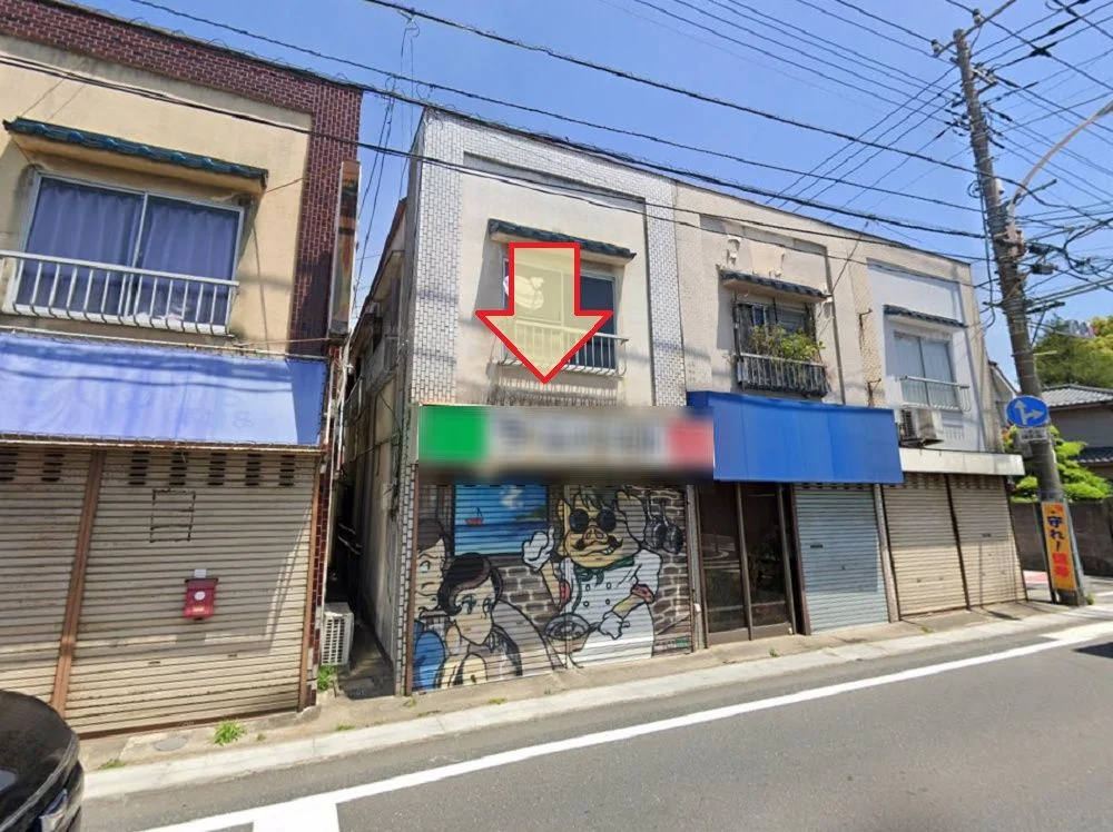 七里のイタリアン居抜きの外観