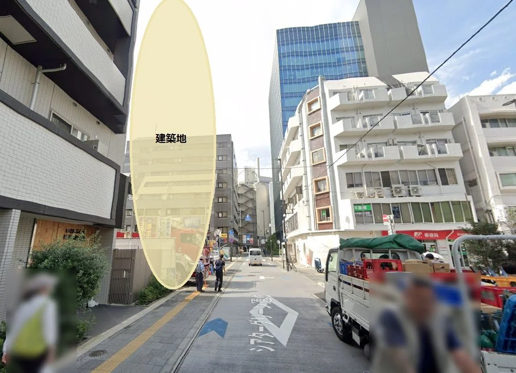 貸店舗(スケルトン)の外観