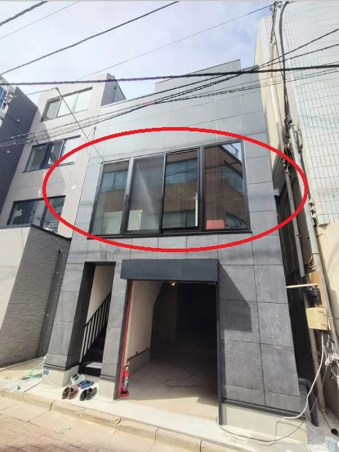 ときわ台のスケルトン物件の外観