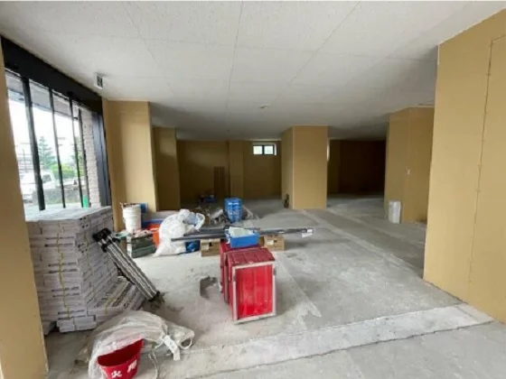 貸店舗(スケルトン)の平面図