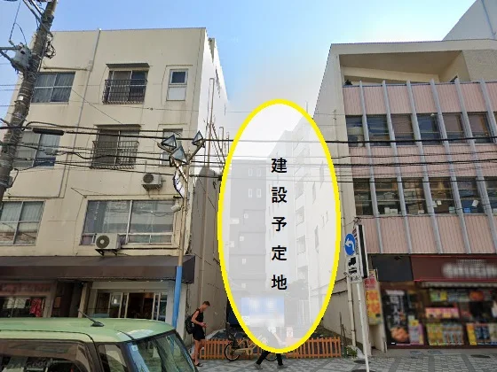 逗子のスケルトン物件の外観