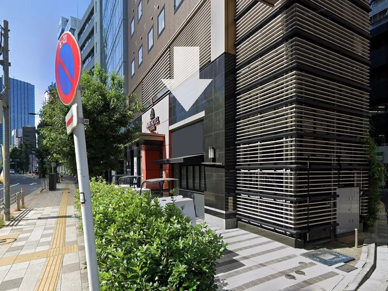 セントラルキッチンの居抜き物件のエントランス