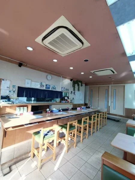 ラーメンの居抜き物件の内装