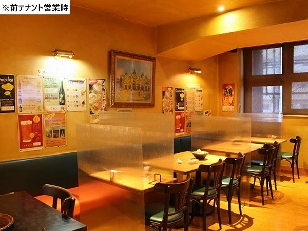 潮見のスケルトン店舗物件の内装