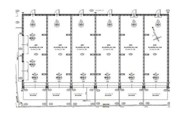 鎌倉のスケルトン物件の平面図