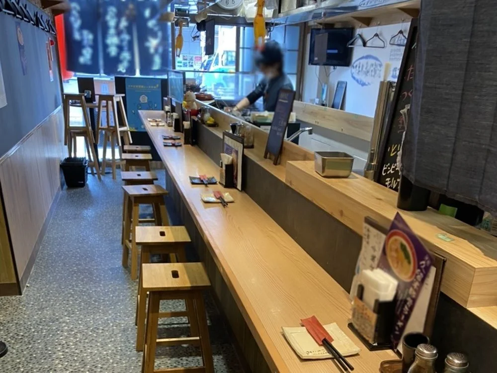 保谷の居抜き店舗の内装