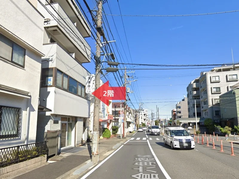 片倉町の居抜き店舗の外観