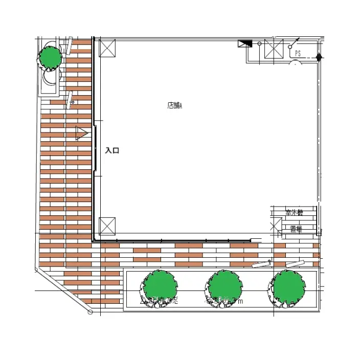 北浦和のスケルトン物件の平面図