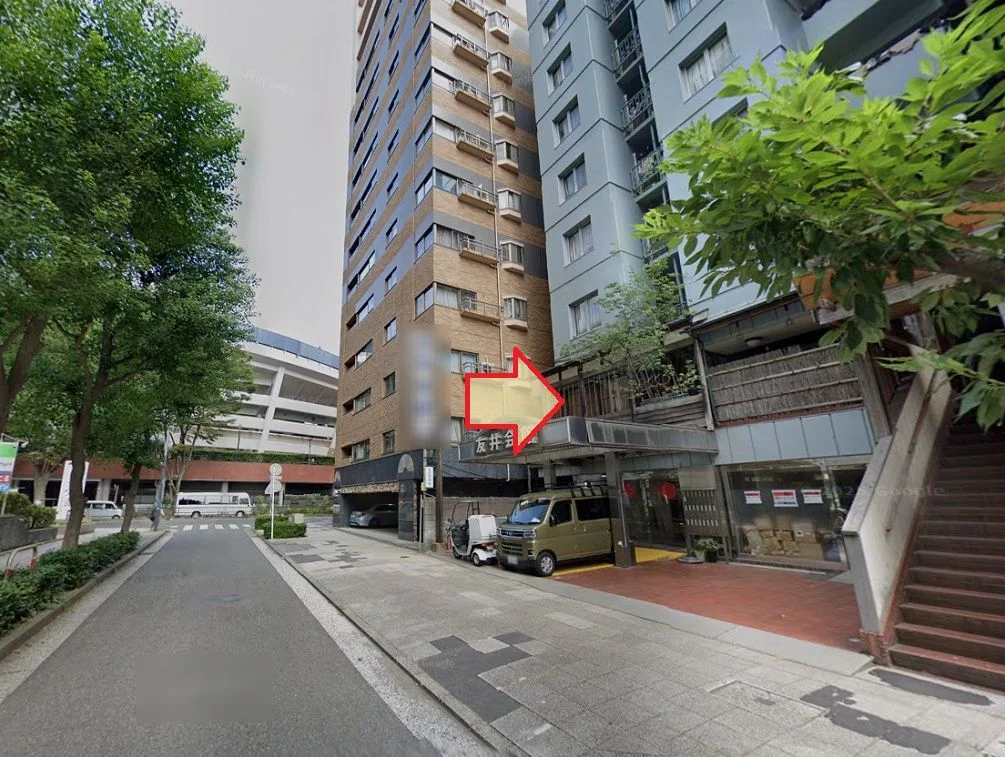 焼肉屋の居抜き物件の外観