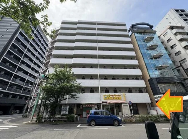 貸店舗(スケルトン)の外観