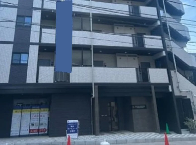 貸店舗(スケルトン)の外観