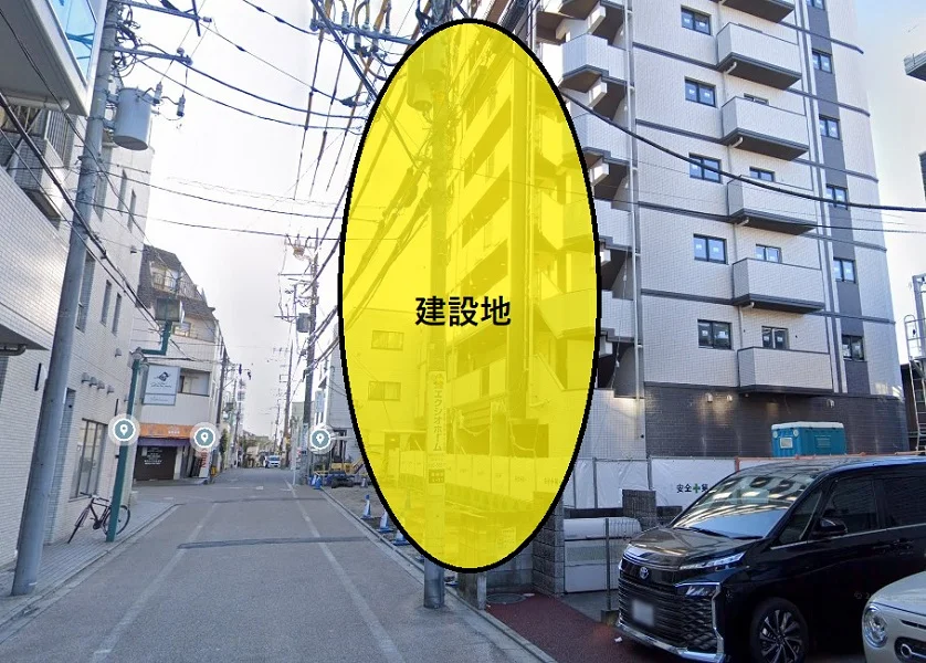 東林間のスケルトン物件の外観