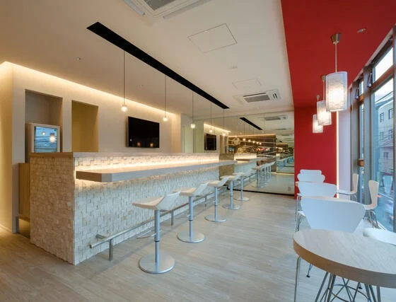 用賀の居抜き店舗の内装