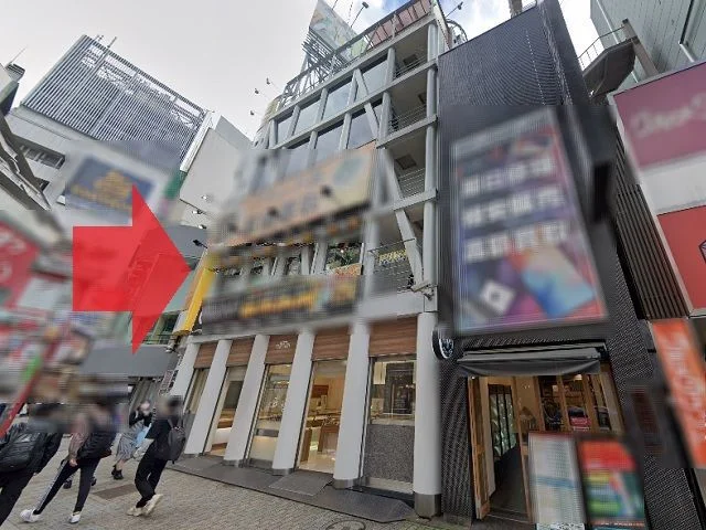 貸店舗(スケルトン)の外観