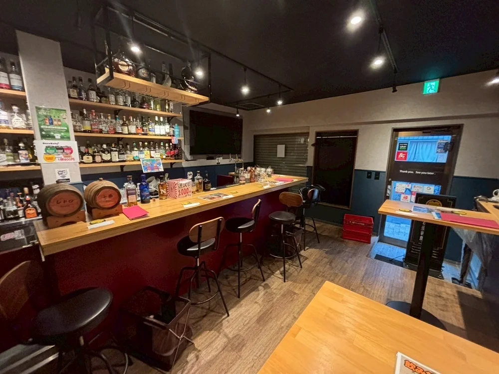 十条のBAR・ショットバー居抜きの内装