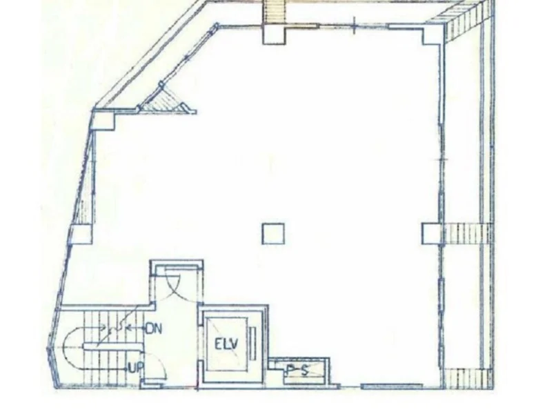 元町・中華街のスケルトン物件の平面図