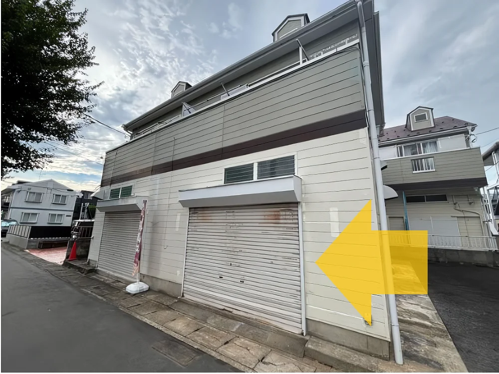 蒲生のスケルトン物件の外観