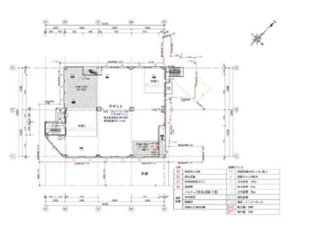 幕張のスケルトン物件の平面図