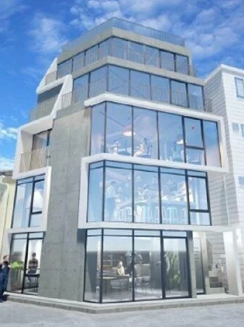 貸店舗(スケルトン)の外観