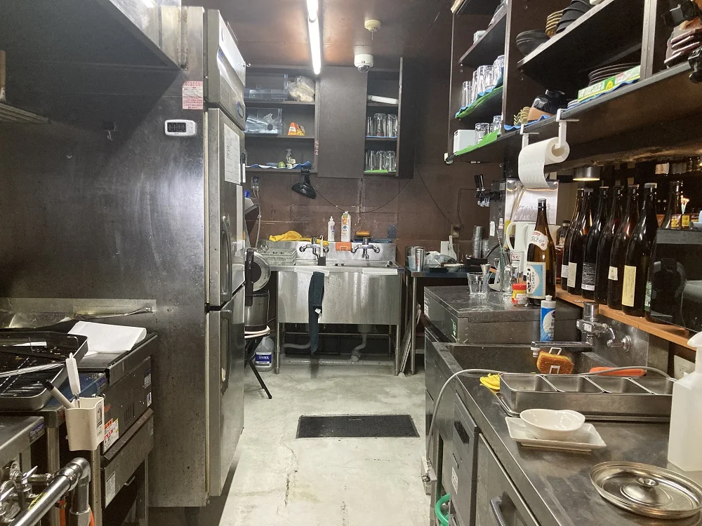 行徳の居酒屋居抜きの厨房