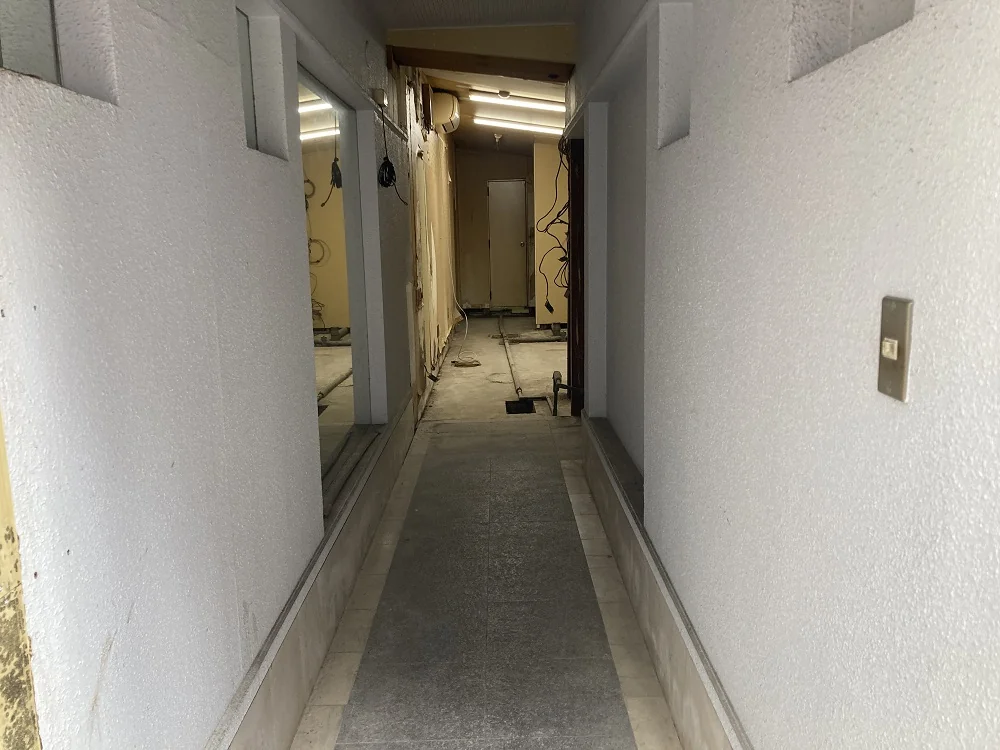 新小岩のスケルトン物件の内装