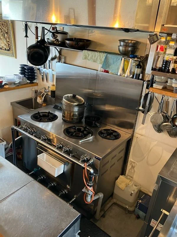 早稲田の居抜き店舗の厨房