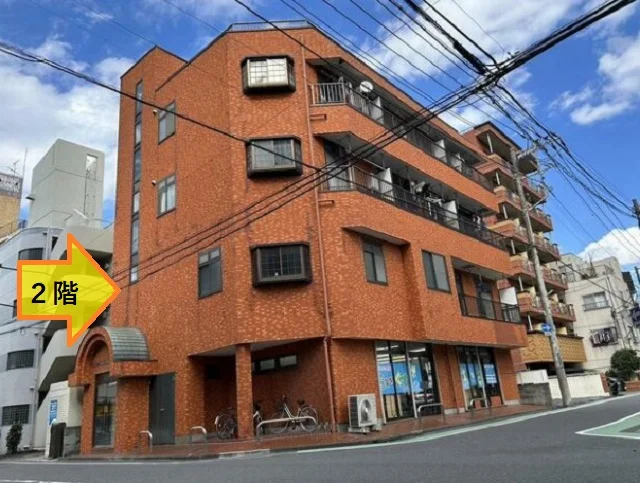 西川口のスケルトン店舗物件の外観