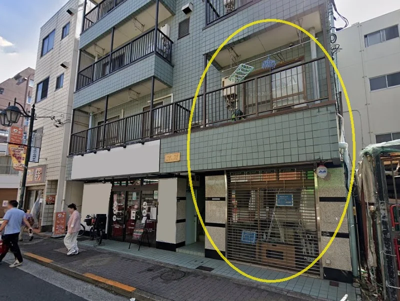 京成小岩の事務所仕様物件の外観