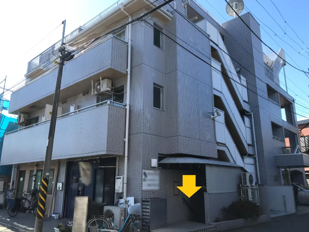 貸店舗(スケルトン)の外観