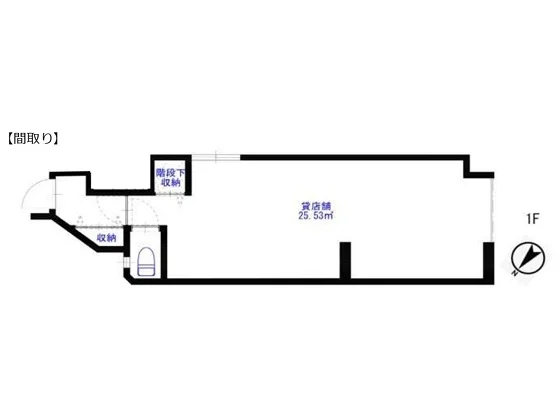 鶴見のスケルトン物件の平面図