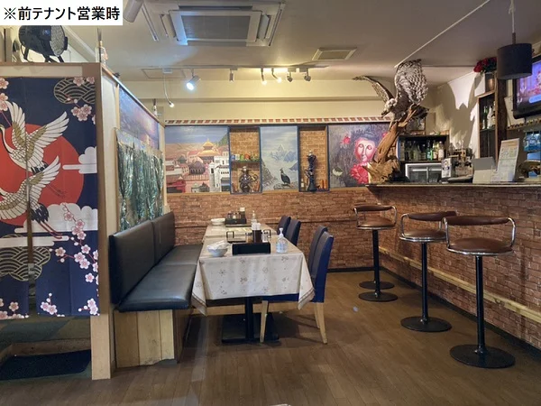 インド・ネパール料理の居抜き物件の内装