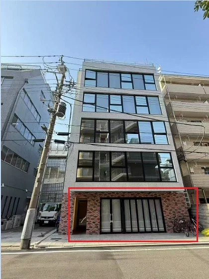 住吉の事務所仕様物件の外観