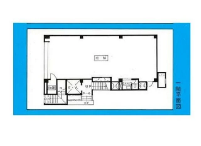 柏のスケルトン物件の平面図