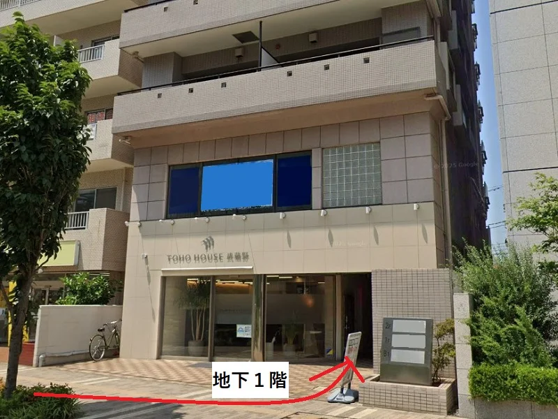 貸店舗(スケルトン)の外観