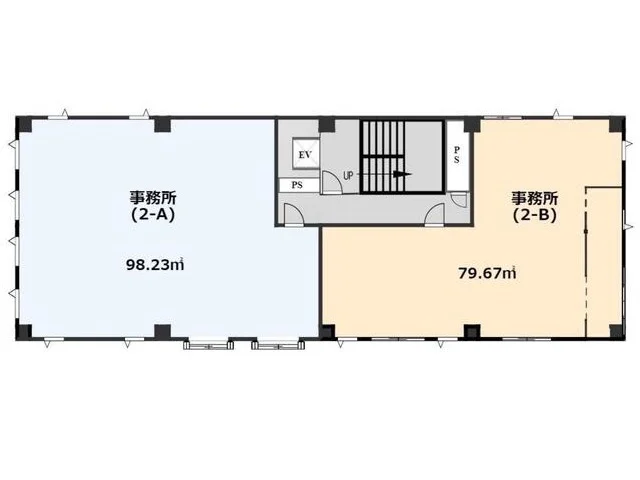 千葉のスケルトン物件の平面図