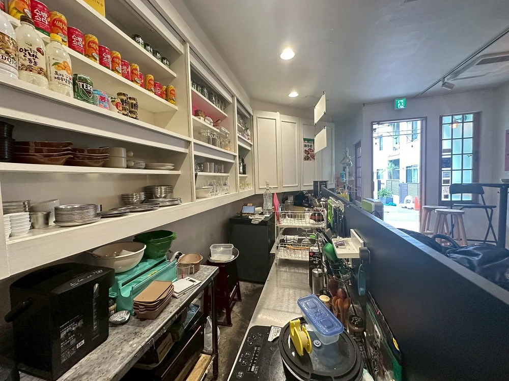 幡ヶ谷の居抜き店舗の厨房