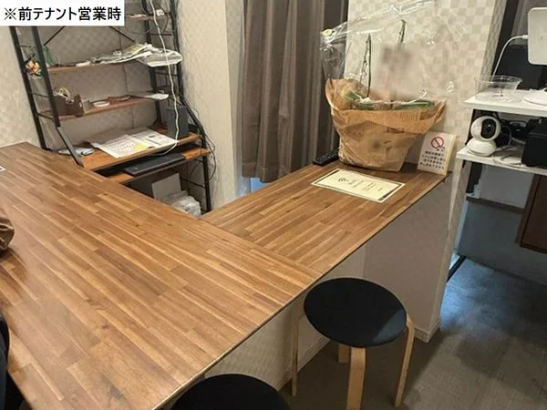 新田の居抜き店舗の内装