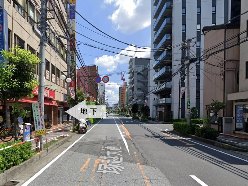 ダイニングバーの居抜き物件の外観