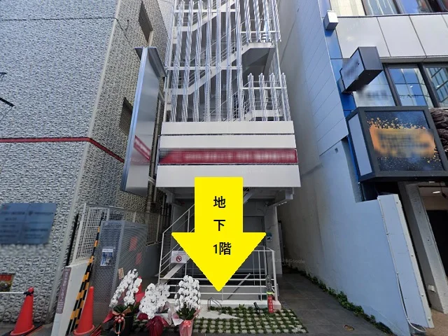 貸店舗(スケルトン)の外観